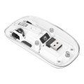 Mysz bezprzewodowa Manhattan 2.4GHz RF USB 1600dpi przezroczysta - 2273502