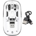 Mysz bezprzewodowa Manhattan 2.4GHz RF USB 1600dpi przezroczysta - 2273509