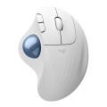 Mysz bezprzewodowa Logitech ERGO M575S optyczna Biała + niebieska kula - 2273473