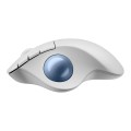 Mysz bezprzewodowa Logitech ERGO M575S optyczna Biała + niebieska kula - 2273474