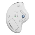 Mysz bezprzewodowa Logitech ERGO M575S optyczna Biała + niebieska kula - 2273476