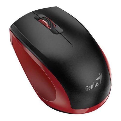 Mysz bezprzewodowa Genius NX-8006S Red Cichy Klik, sensor Blue-Eye, symetryczna - 1968180