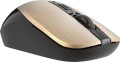 Mysz bezprzewodowa Defender WAVE MM-995 optyczna bezklikowa silent 1600dpi złota - 1670988