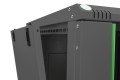 Szafa sieciowa wisząca DYNAmic 19" 9U rack 600x600, drzwi szyba, czarny, niedzielona, złożona, 60kg - 2765430