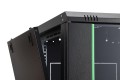 Szafa sieciowa wisząca DYNAmic 19" 9U rack 600x600, drzwi szyba, czarny, niedzielona, złożona, 60kg - 2772531