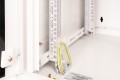 Szafa sieciowa wisząca Unique 19" 12U rack 600x600, drzwi szyba, szary, niedzielona, złożona, 100kg - 2765408