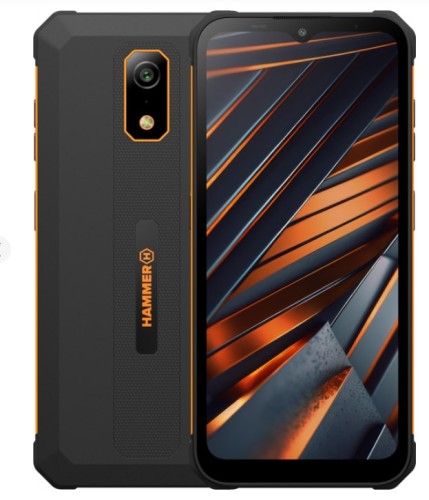 Telefon żelazo młotkowe Va Pomarańczowo-czarny 64GB - 2772787
