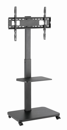GEMBIRD STOJAK PODŁOGOWY NA TELEWIZOR, MOBILNY NA KÓŁKACH (OBROTOWY/UCHYLNY), 32" - 75", CZARNY - 2773143