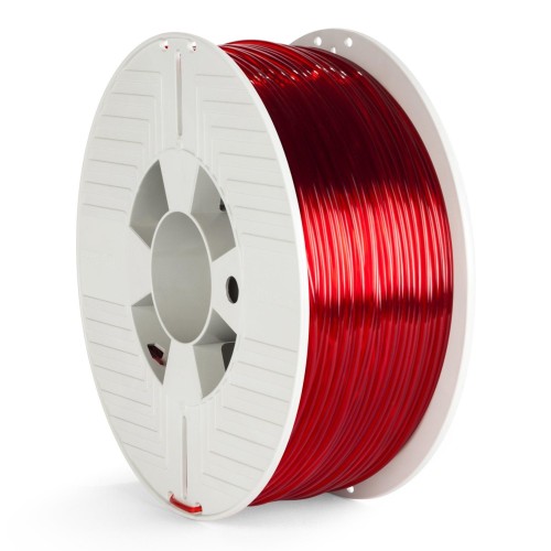Filament do drukarek 3D Verbatim PET-G 2,85 mm 1kg czerwony transparentny - 2606640