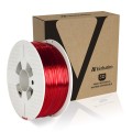 Filament do drukarek 3D Verbatim PET-G 2,85 mm 1kg czerwony transparentny - 2606642