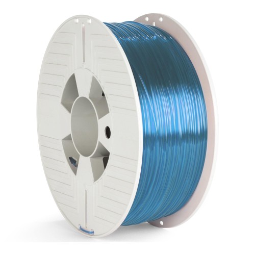 Filament do drukarek 3D Verbatim PET-G 1,75 mm 1kg niebieski transparentny - 2733394
