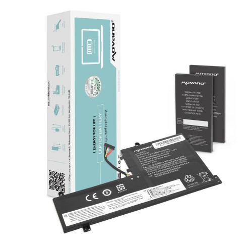 Bateria Movano do notebooka Lenovo Legion Y530, Y730, Y740, Y7000, L17C3PG2 (11.4V) (4650 mAh) - 2727639