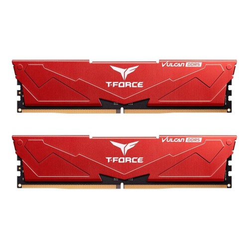Pamięć DDR5 Team Group T-FORCE VULCAN 64GB (2x32GB) 6400MHz CL34 1,3V Czerwona - 1967199
