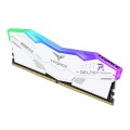 Pamięć DDR5 Team Group T-FORCE DELTA Alpha RGB 32GB (2x16GB) 6000MHz CL38 1,25V Biała - 1966978