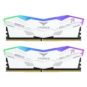 Pamięć DDR5 Team Group T-FORCE DELTA Alpha RGB 32GB (2x16GB) 5600MHz CL40 1,2V Biała