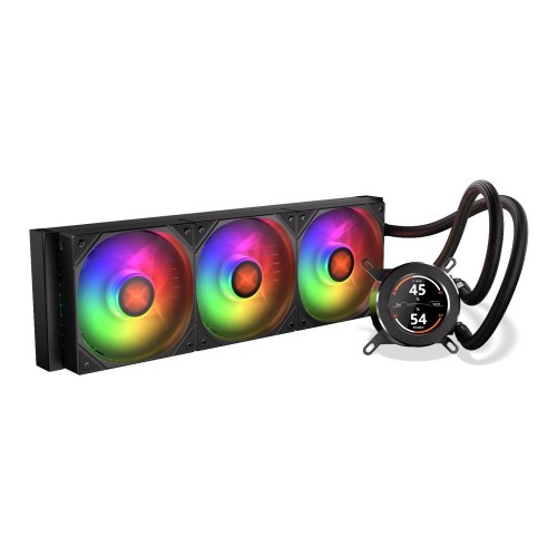 Chłodzenie wodne KRUX HydroGlance 360 ARGB LCD (KRXE004) 120 mm - 2755179