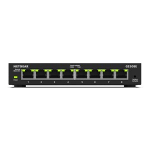 Switch zarządzalny Netgear GS308E-400EUS 8x1GbE PoE 62W