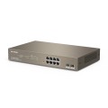Switch zarządzalny IP-COM By Tenda G3310P-8-150W 8x1GbE 2xSFP PoE 150W - 1670489