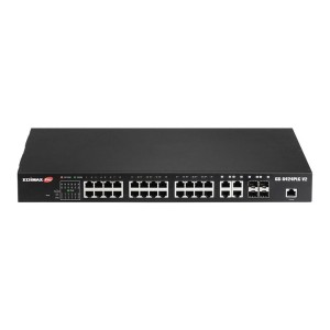 Switch zarządzalny Edimax GS-5424PLC V2 24x10/100/1000 4xSFP Combo PoE+