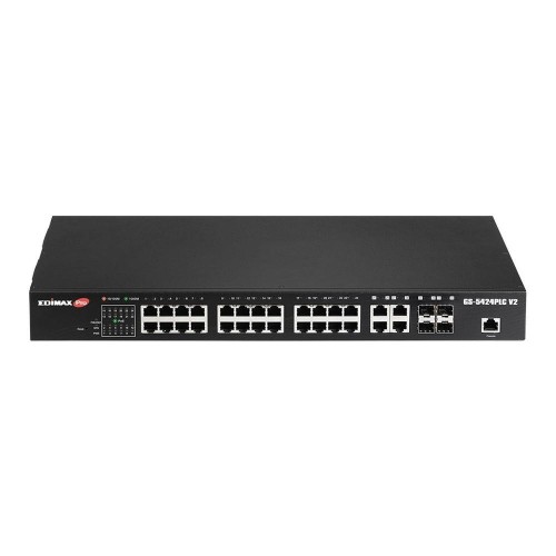 Switch zarządzalny Edimax GS-5424PLC V2 24x10/100/1000 4xSFP Combo PoE+ - 1967810