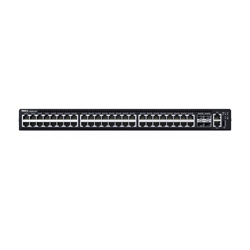 Switch zarządzalny Dell Networking S3048-ON, 48x 1GbE, 4x SFP+ 10GbE ports, Stacking, IO to PSU air, 1x AC PSU, DNOS 1 - 1469258