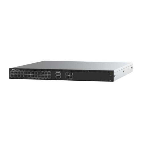 Switch zarządzalny Dell EMC Switch S4128F-ON 1U PHY-less 28x10GbE SFP+ 2xQSFP28 IO to PSU 2xPSU OS10 - 1469266