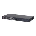 Switch zarządzalny Dahua CS4228-24GT-240 24x1GbE 2x1GbE uplink 2xSFP uplink PoE 240W - 2417839