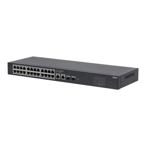 Switch zarządzalny Dahua CS4228-24GT 24x1GbE 2x1GbE uplink 2xSFP uplink - 2417842