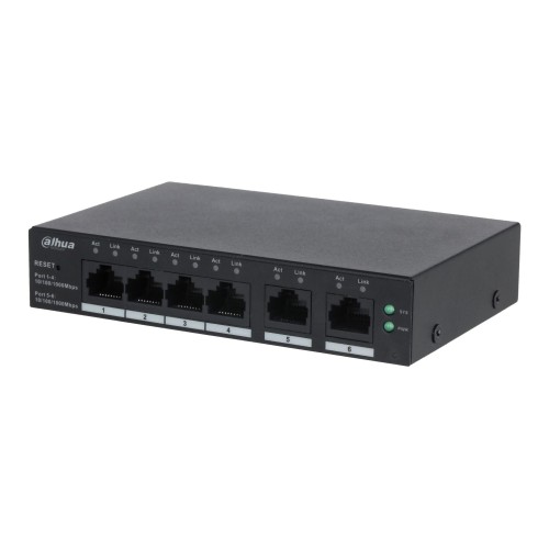 Switch zarządzalny Dahua CS4006-4GT 4x1GbE 2x1GbE uplink - 2532846
