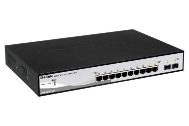 Switch zarządzalny 10-port D-LINK DGS-1210-10P 2xSFP 8xPOE - 1396389