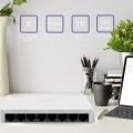 Switch niezarządzalny Qoltec przełącznik sieciowy 8 x port RJ45 | 100Mbps | Fast Ehernet | LAN - 2272643