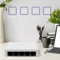 Switch niezarządzalny Qoltec przełącznik sieciowy 5 x port RJ45 | 100Mbps | Fast Ethernet | LAN - 2272633