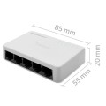 Switch niezarządzalny Qoltec przełącznik sieciowy 5 x port RJ45 | 100Mbps | Fast Ethernet | LAN - 2272639