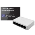 Switch niezarządzalny Qoltec przełącznik sieciowy 5 x port RJ45 | 100Mbps | Fast Ethernet | LAN - 2272641