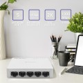 Switch niezarządzalny Qoltec przełącznik sieciowy 5 x port RJ45 | 1000Mbps | Fast Ethernet | LAN - 2272605
