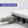 Switch niezarządzalny Qoltec przełącznik sieciowy 5 x port RJ45 | 1000Mbps | Fast Ethernet | LAN - 2272609