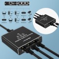 Switch niezarządzalny Qoltec mini rozdzielacz splitter 1x3 port RJ45 | 1000Mbps | USB-C | Aluminium - 2737273