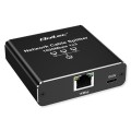 Switch niezarządzalny Qoltec mini rozdzielacz splitter 1x3 port RJ45 | 1000Mbps | USB-C | Aluminium - 2737275