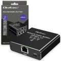 Switch niezarządzalny Qoltec mini rozdzielacz splitter 1x3 port RJ45 | 1000Mbps | USB-C | Aluminium - 2737282