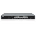 Switch niezarządzalny Intellinet 24x 10/100/1000 Mbps PoE+ 370W + 2x SFP, Rack 19" - 1529331