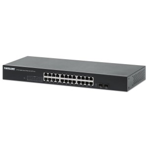 Switch niezarządzalny Intellinet 24x 10/100/1000 Mbps + 2x SFP
