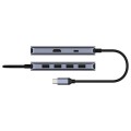 CUDY UH500 Hub USB-C 6-IN-1 z HDMI 4K - 2748554
