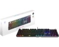 Klawiatura gamingowa czarna US Strike 600 Silent MSI - 2763697