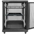 QOLTEC PATCH PANEL DO SZAF RACK 19" | 24 PORTY | 1U | UTP | CZARNY - 2044915