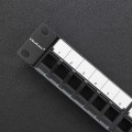 QOLTEC PATCH PANEL DO SZAF RACK 19" | 24 PORTY | 1U | UTP | CZARNY - 2044921