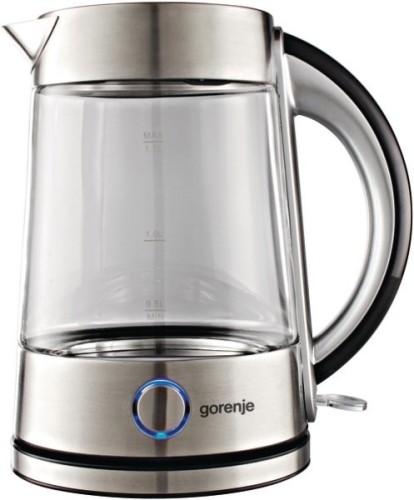 Czajnik elektryczny szklany Gorenje K17GPD 1,7l (szary) - 2774156
