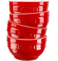 Staub Ceramique Zestaw misek 0,7 l Okrągły Ceramika Czerwony 4 szt. - 1180137