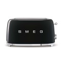 Toster Smeg TSF02BLEU czarny 4 kromek, metalowa obudowa - 2580462