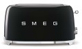 Toster Smeg TSF02BLEU czarny 4 kromek, metalowa obudowa - 2611478