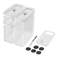 ZWILLING 1026082 Prostokątny Pojemnik 5,4 l Przezroczysty, Biały 5 szt. - 2489434